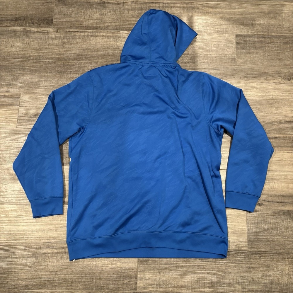 Adidas UCLA Bruins Hoodie Men XL Blue Pullover Player Issued Warm-Up - Picture 8 of 8